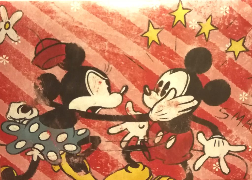  Minnie dà uno schiaffo a Topolino